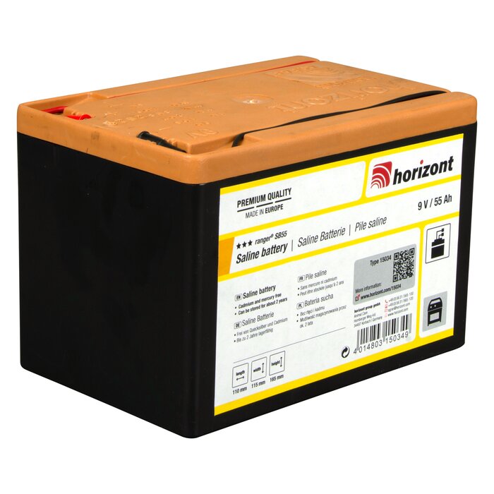 9 V Zinkkohle-Batterie | ranger® SB55 / 55 Ah