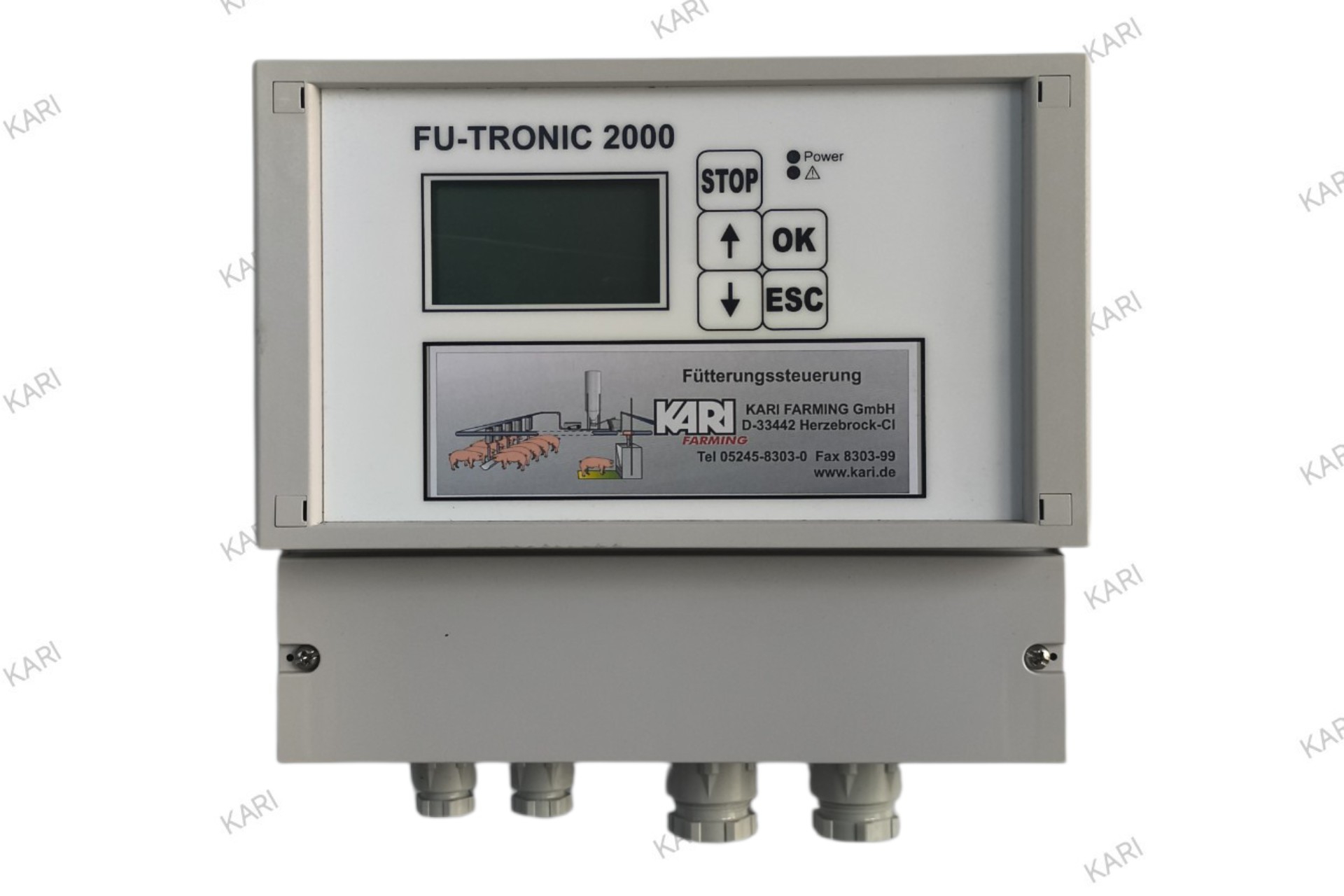 FU-TRONIC-2000 Fütterungssteuerung mit LCD-Display (ohne Zubehör)