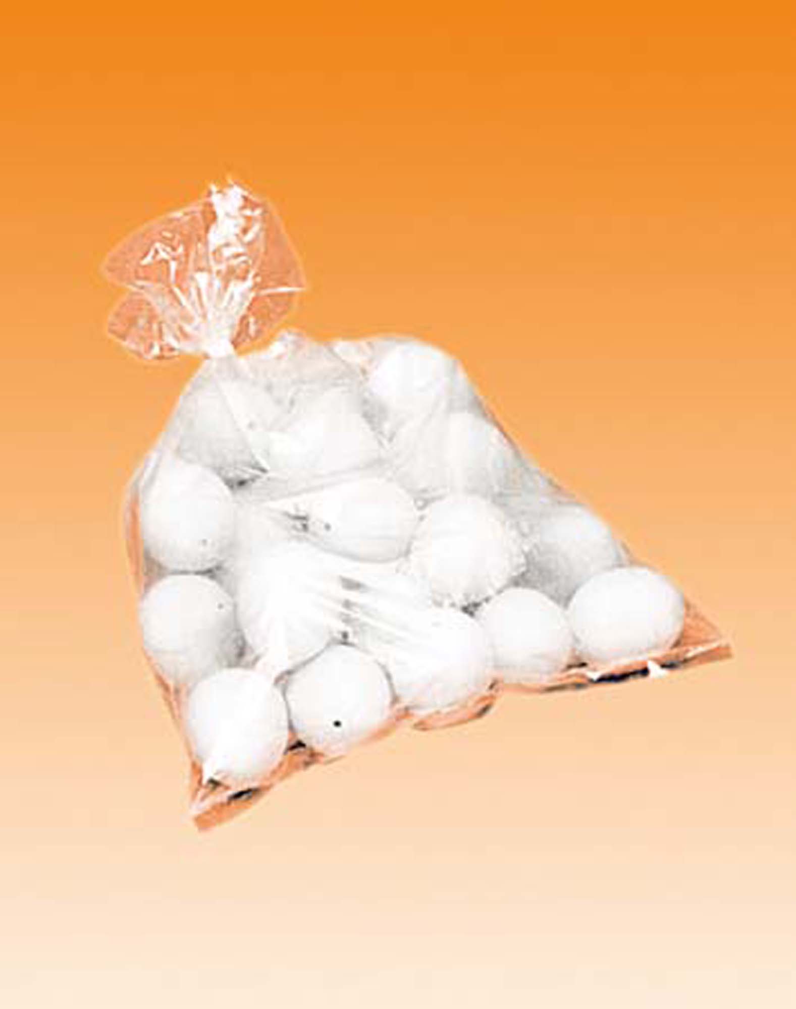 Nest-Eier aus Gips / Ton für Hühner