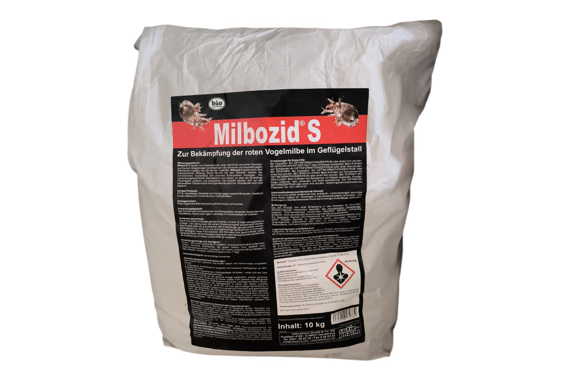 Milbozid S Pulver Bio 10kg