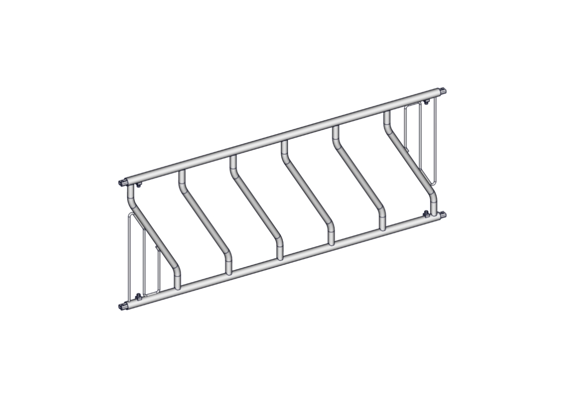392040-392044 JOURDAIN Kälberfressgitter schräg
