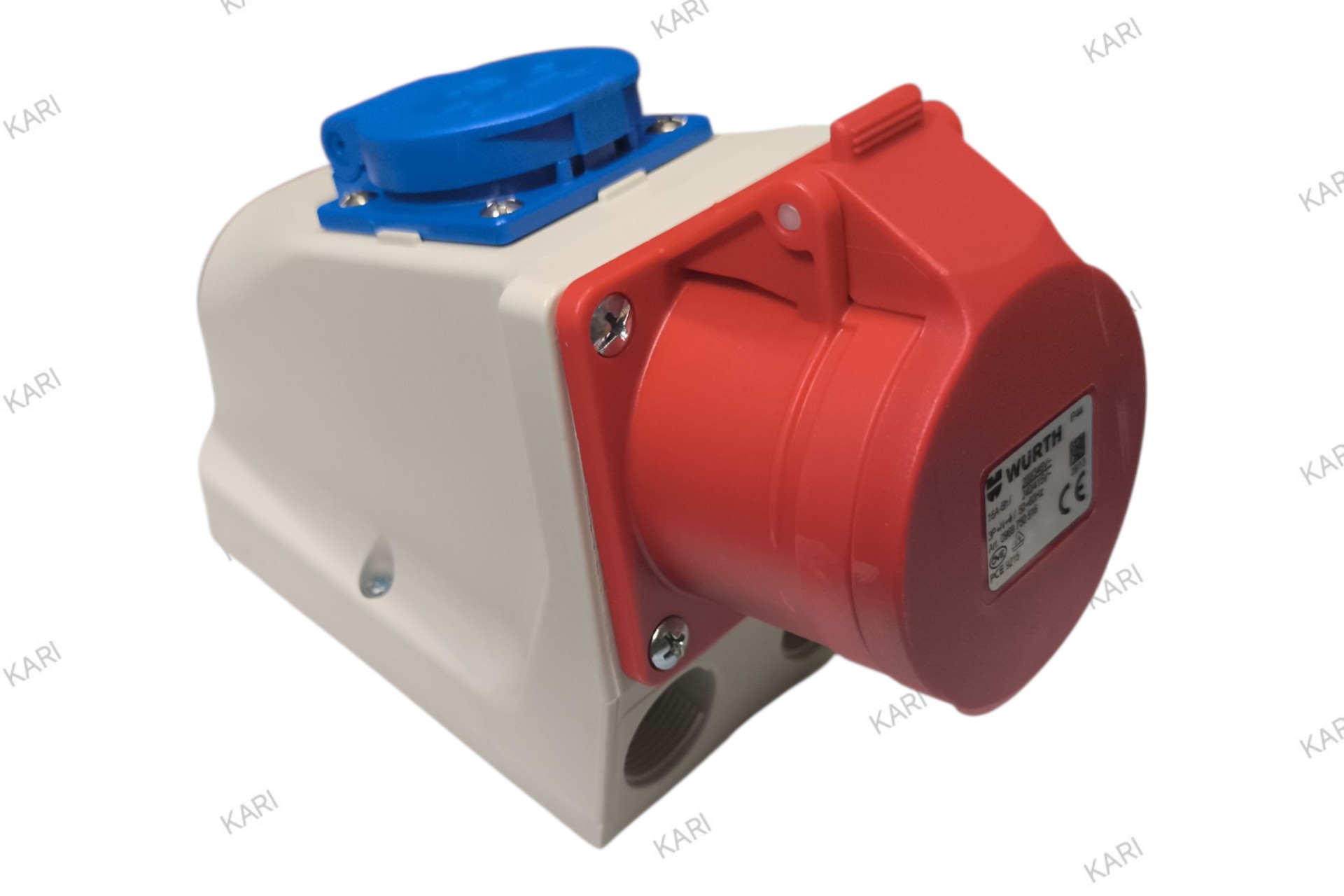 CEE-Wandsteckdose 16 Amp.+230Volt
