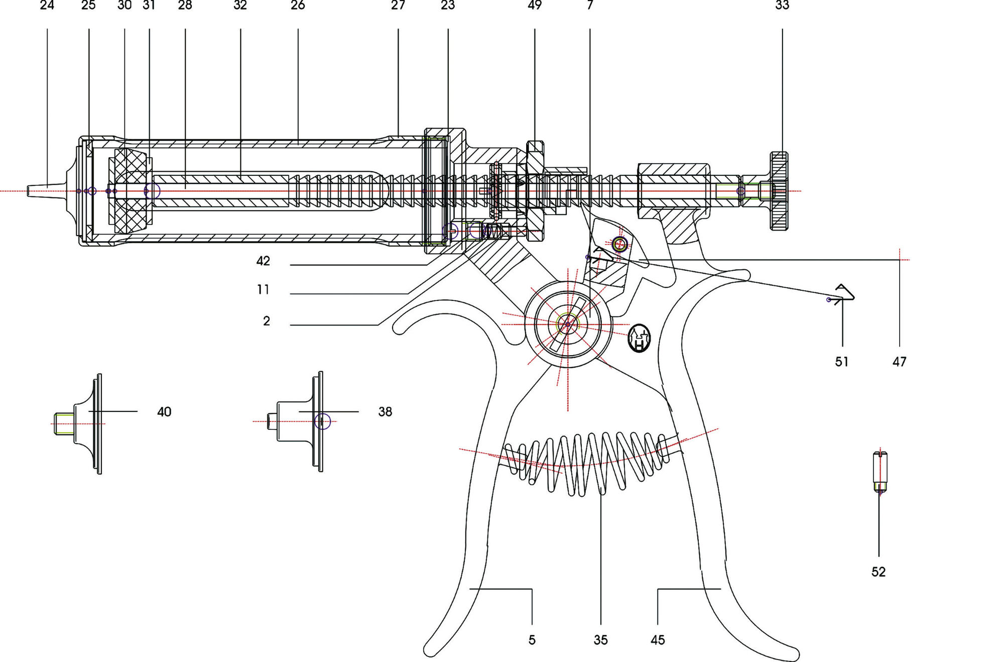Spritze HSW Roux-Revolver