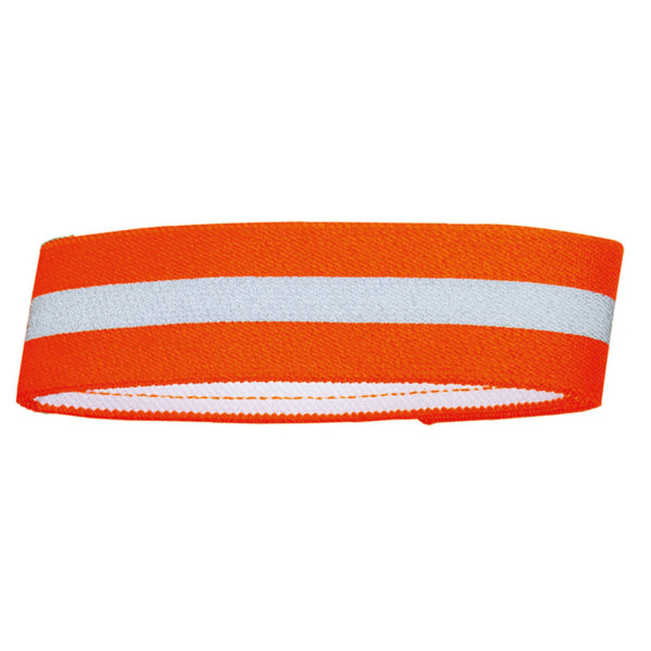 Hunter Warnband mit Klettverschluss (orange)