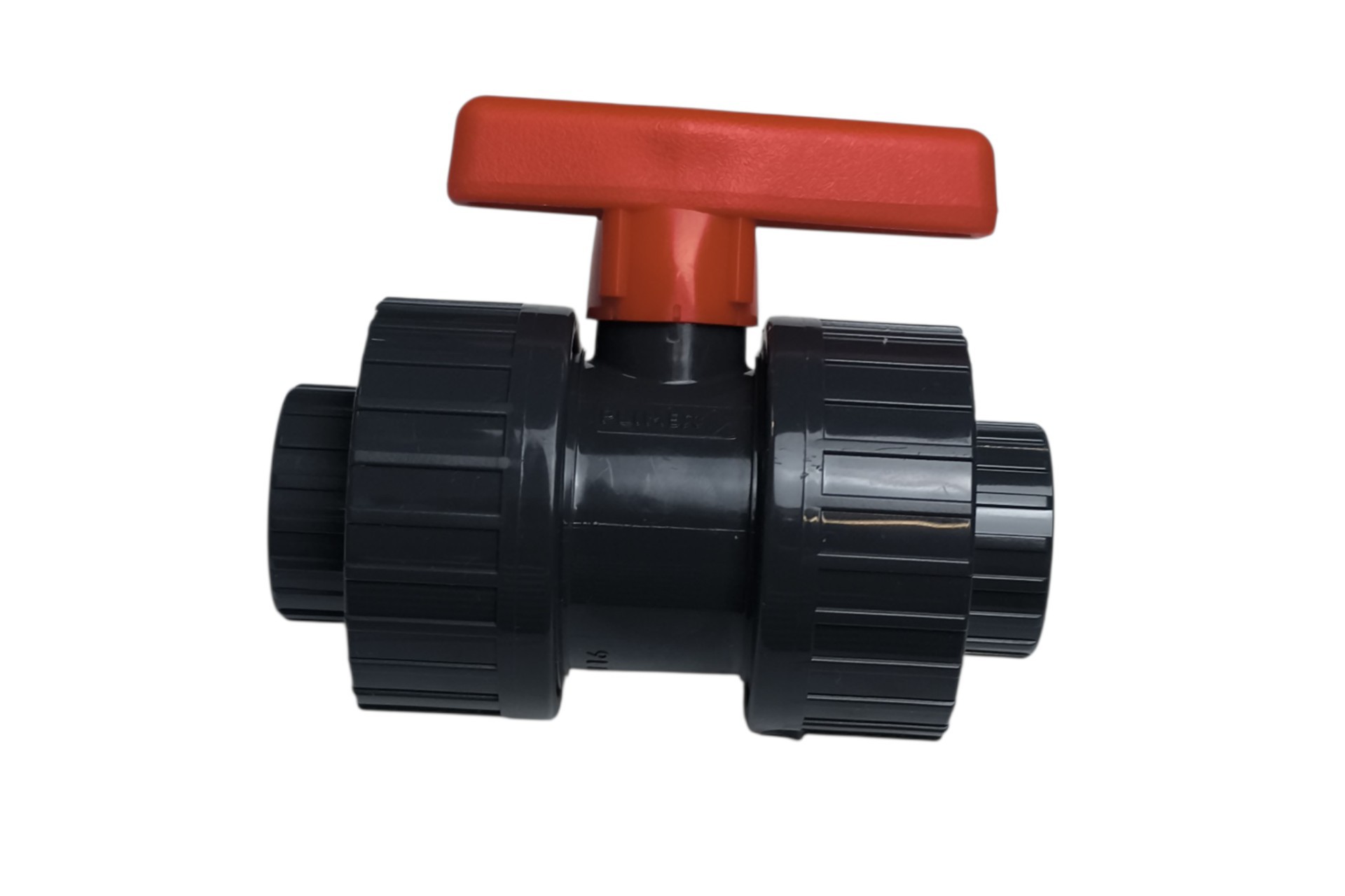 PVC-Kugelhahn 20er (2 Klebeverschraubungen)