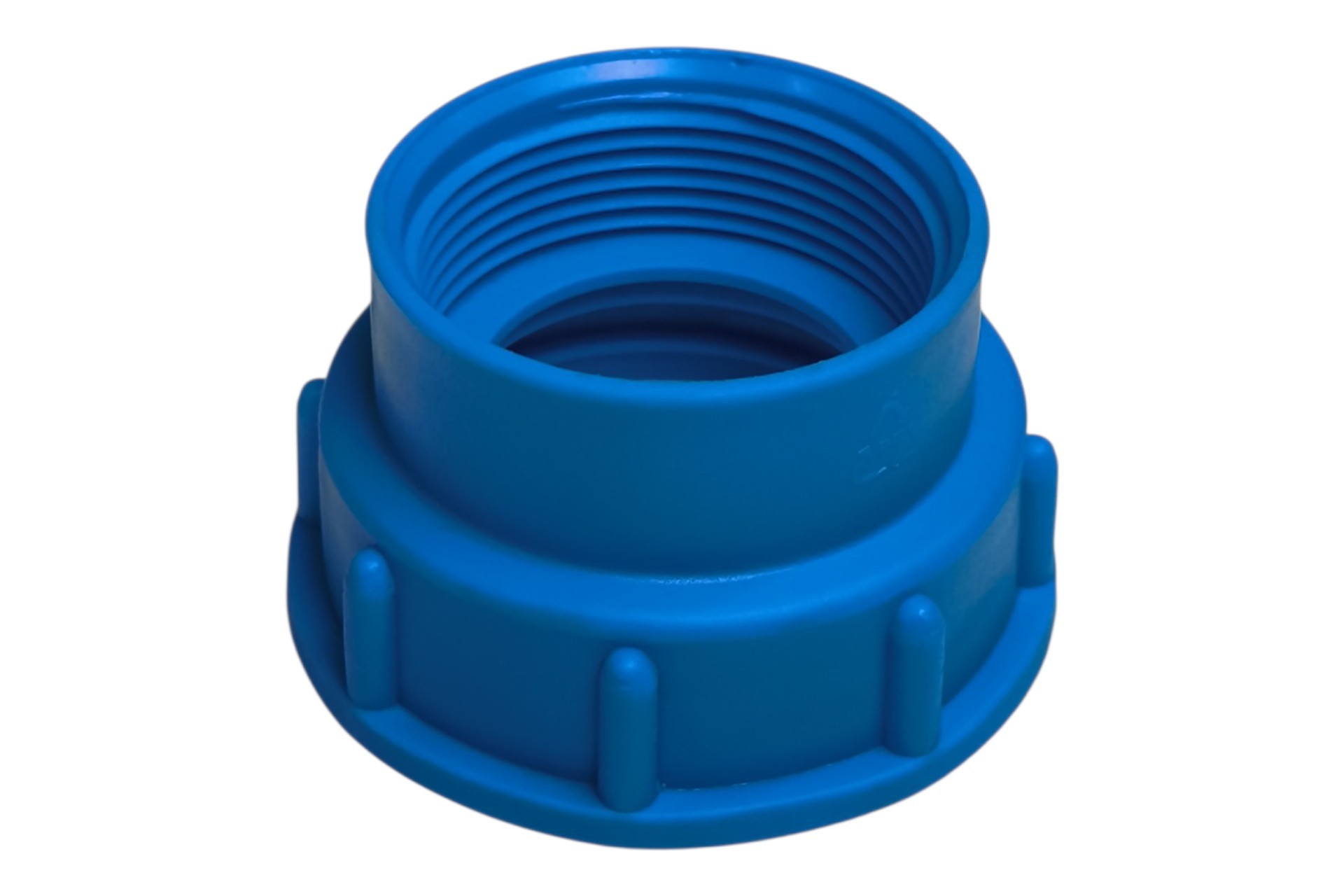 Übergangs-Adapter f. IBC-Container S 60 x 1 1/2"IG / blau